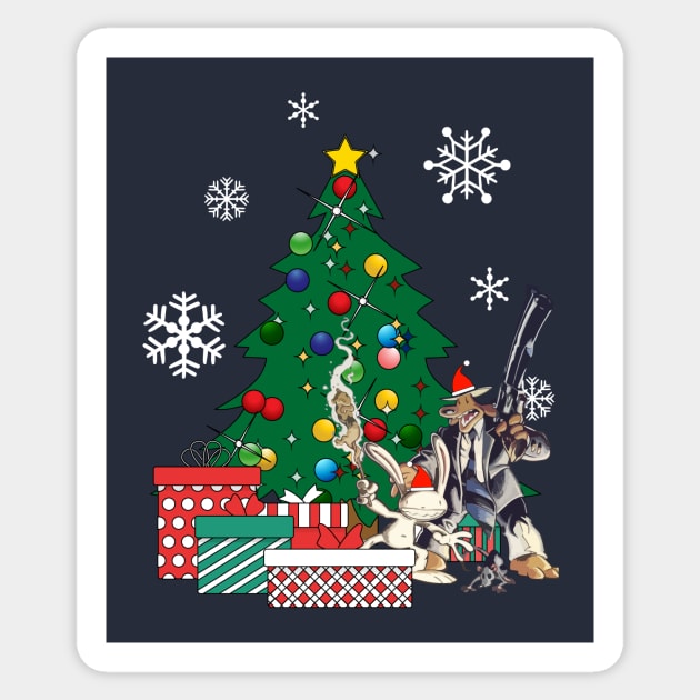 Sam And Max Around The Christmas Tree Sticker by Nova5